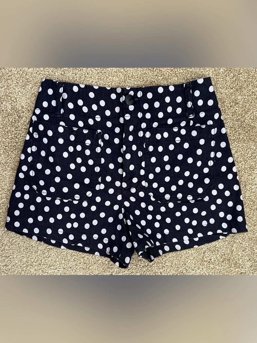 Maeve by Anthropologie The Colette Polka Dot Shorts Woman’s Size 25